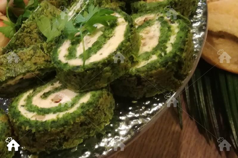 مینی رول کوکو سبزی